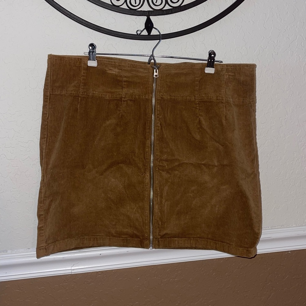 Size 18 brown Corduroy skirt
